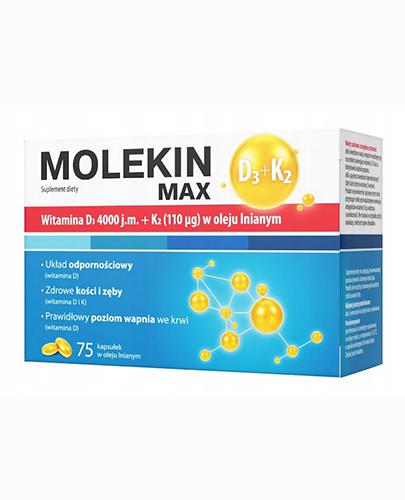  Molekin Max D3 + K2 - 75 kaps. - Apteka internetowa Melissa  
