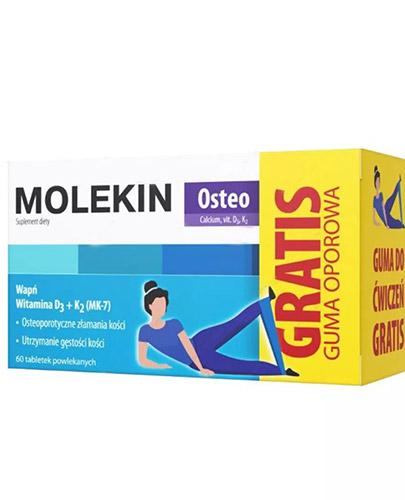  Molekin Osteo, 60 tabl. + Guma oporowa, cena, wskazania, składniki - Apteka internetowa Melissa  