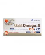 OLIMP GOLD OMEGA 3 D3+K2 - 30 kaps.