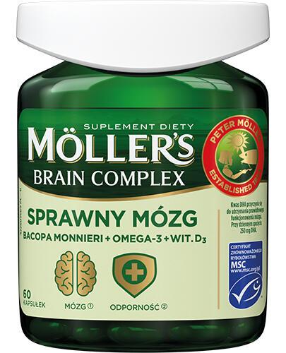  Möller’s Brain Complex  - 60 kaps. - cena, opinie, dawkowanie - Apteka internetowa Melissa  