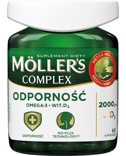  Moller's Complex Omega-3 + D3 + K2, 60 kapsułek - Apteka internetowa Melissa  