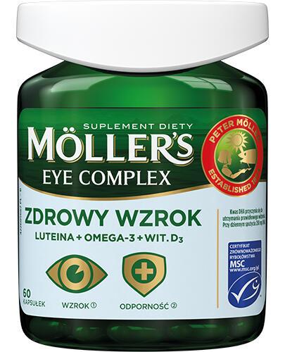  Möller’s Eye Complex - 60 kaps. - cena, opinie, stosowanie - Apteka internetowa Melissa  