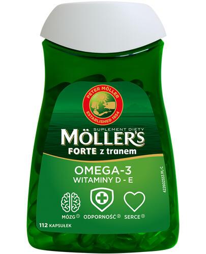 Mollers Forte z tranem, kapsułki, 112 sztuk