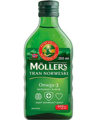  Möller’s Tran Norweski naturalny, 250 ml - Apteka internetowa Melissa  