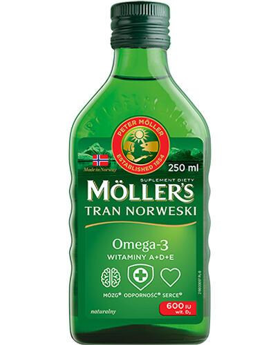 MOLLERS Tran norweski naturalny - 250 ml - cena, opinie, właściwości - Apteka internetowa Melissa