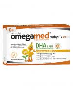  OMEGAMED Baby DHA z alg + Wit D Dla niemowląt i dzieci 0+ - 30 kaps. - cena, opinie, wskazania