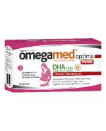  OmegaMed Optima Forte Dla kobiet w II i III trymestrze ciąży i matek karmiących, 60 kaps., cena, opinie, właściwości 