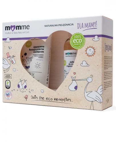 MOMME ZESTAW Kuracja przeciw rozstępom + Żel do higieny intymnej - 150 ml + 150 ml - Apteka internetowa Melissa