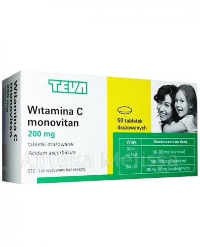 MONOVITAN Witamina C 200 mg - 50 draż. - Apteka internetowa Melissa