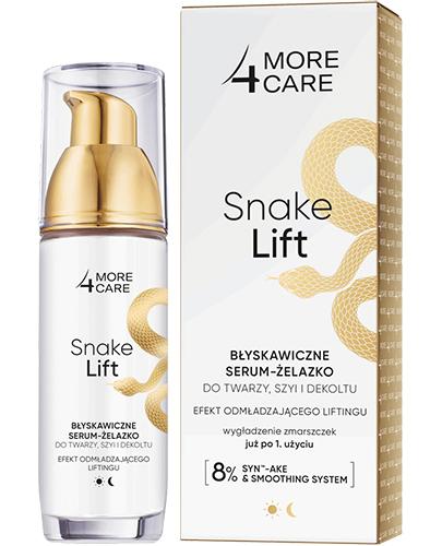  More4Care Snake Lift Błyskawiczne Serum-Żelazko do twarzy, szyi i dekoltu, 35 ml - Apteka internetowa Melissa  