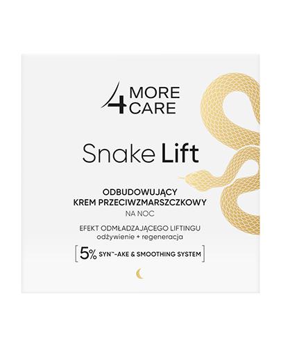 More4Care Snake Lift Odbudowujący Krem przeciwzmarszczkowy na noc, 50 ml - Apteka internetowa Melissa