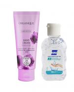 ORGANIQUE BLACK ORCHID Krem do rąk - 70 ml + Konix żel antybakteryjny - 50 ml