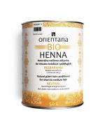 Orientana Bio Henna Naturalna roślinna odżywka do włosów krótkich i półdługich Bezbarwna - 50 g
