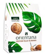 ORIENTANA ZESTAW Śluz ślimaka - 1 szt. - Krem - 50 ml + Krem pod oczy - 15 ml + Eliksir do paznokci - 7,5 ml