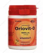  Orion Pharma Oriovit - D 4000 j.m., 100 tabl., cena, opinie, składniki