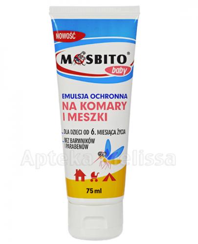  MOSBITO BABY Emulsja ochronna na komary i meszki, 75 ml - Apteka internetowa Melissa  