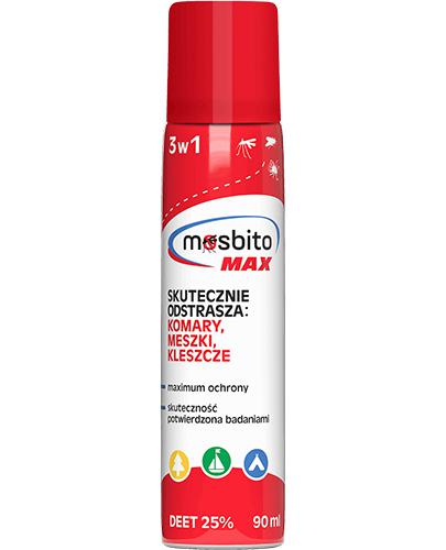  Mosbito max Spray odstraszający komary, 90 ml  - Apteka internetowa Melissa  