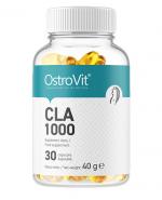  OstroVit CLA 1000 mg - 30 kaps. - cena, opinie, właściwości