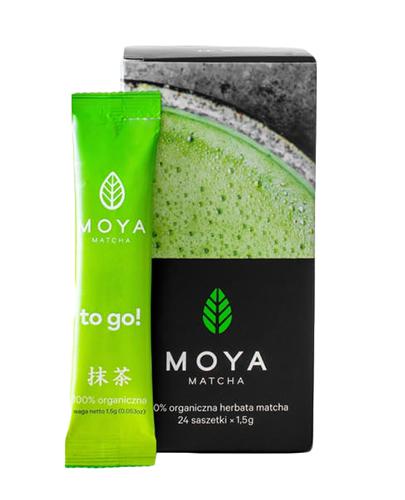  Moya Matcha To Go! Zielona herbata w saszetkach - 24 x 1,5 g - cena, opinie, skład - Apteka internetowa Melissa  