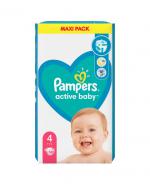  Pampers Pieluchy Active Baby rozmiar 4, 58 sztuk pieluszek - cena, opinie, wskazania