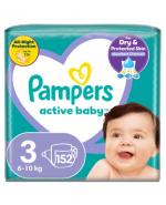 Pampers Active baby-dry Midi 3 -152szt