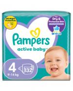 Pampers Active baby-dry Maxi4 -132 szt