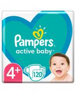 Pampers Active baby-dry Maxipl 4+-120sz