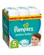 Pampers Pieluchy Active Baby rozmiar 5, 150 sztuk pieluszek