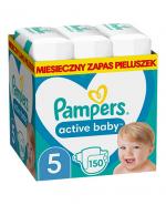Pampers Pieluchy Active Baby rozmiar 5, 150 sztuk pieluszek