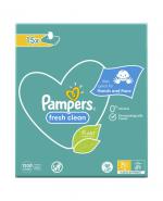 Pampers Fresh Clean Chusteczki nawilżane 15 x 80 szt.