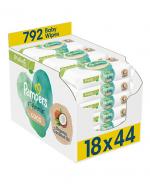 Pampers Harmonie Coco Chusteczki nawilżane dla dzieci, 18 x 44 sztuki