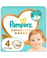 Pampers pieluchy Premium Care rozmiar 4, 104 sztuki pieluszek