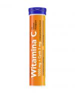 Panawit Witamina C 1000 mg + Cynk 5 mg Smak pomarańczy i mandarynki - 20 tabl.