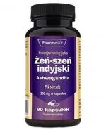 PHARMOVIT ASHWAGANDHA Ekstrakt z żeń-szenia indyjskiego 20:1 - 90 kaps. 