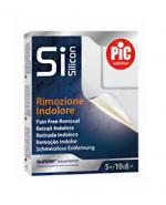 Pic SiSilicon Pooperacyjny Plaster silikonowy 8 x 10 cm z włókniny z technologią silikonową, 5 szt.