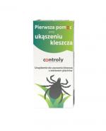 PIERWSZA POMOC Przy ukąszeniu kleszcza - 1 zest.
