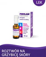  PIROLAM 1% Roztwór na grzybicę skóry - 30 ml - wygodna pompka rozpylająca
