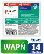 PLIVA Calcium bezsmakowe - 14 tabl. mus.