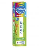 Plusssz Junior Calcium Complex Tabletki musujące o smaku poziomka-jeżyna - 20 tabl. mus.