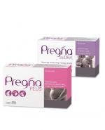  PREGNA PLUS + PREGNA DHA - suplement diety dla ciężarnych - 30 kaps. + 30 kaps. - cena, opinie, dawkowanie