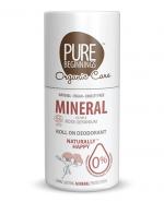  Pure Beginnings Organic Care, Dezodorant w kulce Mineral z nutą różanego geranium i lawendy, 75 ml