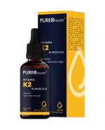  Pureo Health Witamina K2 Forte w kroplach, 30 ml cena, opinie, właściwości