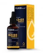  PUREO Health witaminy K2+D3 w kroplach, 30 ml 