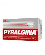  Pyralgina 500 mg, 50 tabl. Na ból o dużym nasileniu, cena, opinie, wskazania
