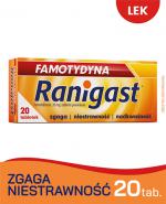  Famotydyna Ranigast, 20 tabletek