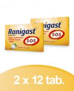 Ranigast S-O-S - 2 x 12 tabl. - Zgaga i ból - cena, opinie, wskazania
