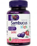 SAMBUCUS KIDS Żelki o smaku malinowym - 60 szt.