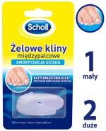 SCHOLL GEL TOE SEPARATORS Żelowe kliny międzypalcowe - 3 szt.