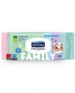 Septona Dermasoft Family Chamomile Chusteczki nawilżane z rumiankiem, 100 szt.