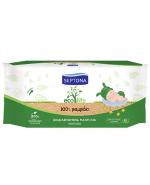 Septona Eco Life Biodegradowalne chusteczki dla niemowląt i dzieci, 60 szt.